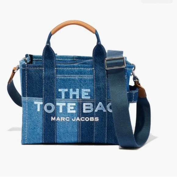 Marc Jacobs Handbags - MARC JACOBS THE TOTE BAG DENIM HANDBAG CROSSBODY 13”W x 11”H NEW